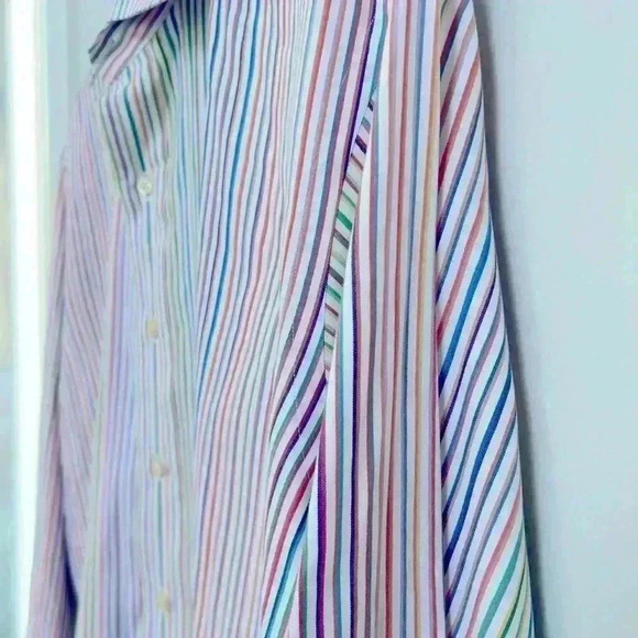 Polo Ralph Lauren Men's Multicolor Stripe Long Sleeve Button Down Shirt - Picture 2 of 5